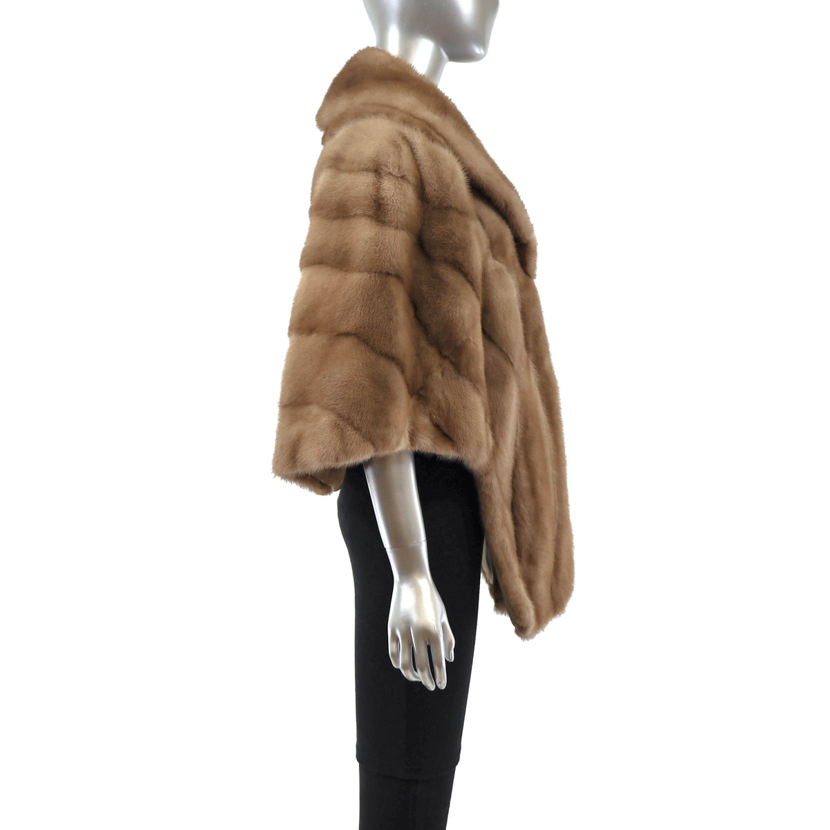 Light Brown Mink Stole- Size Free