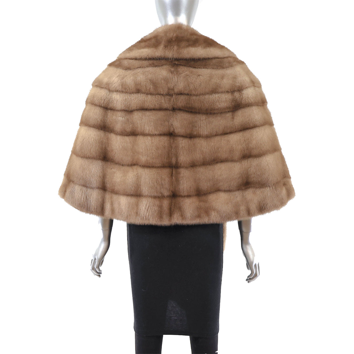Light Brown Mink Stole- Size Free
