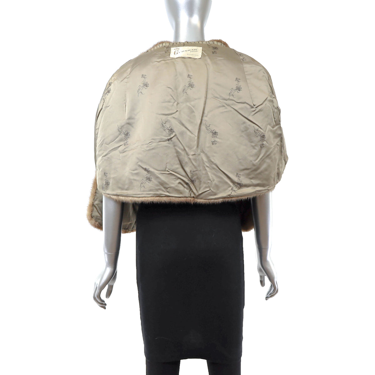 Light Brown Mink Stole- Size Free