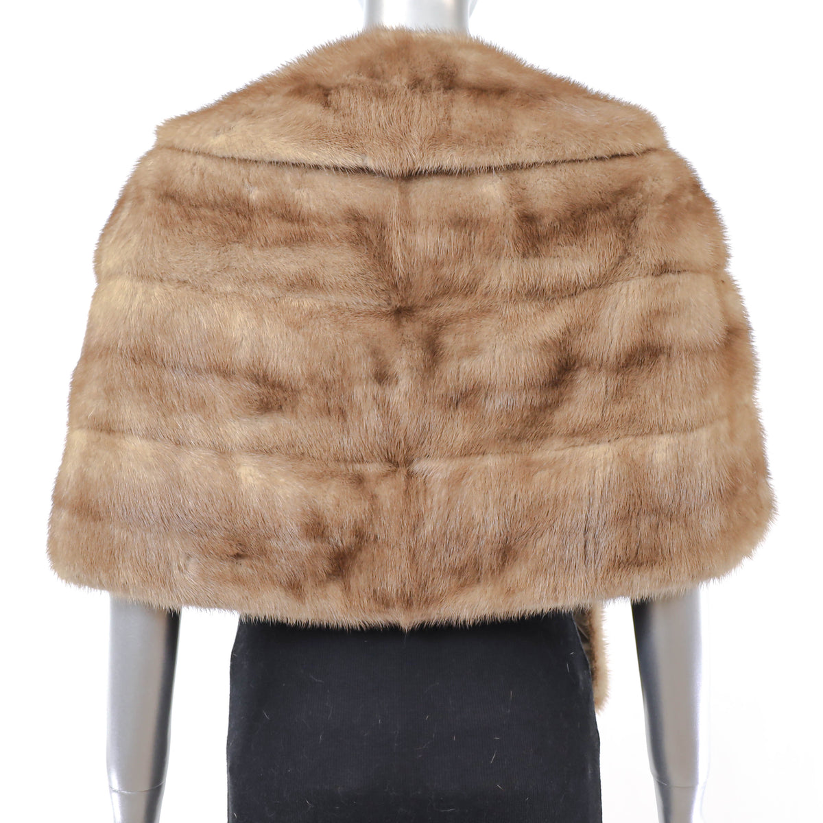 Light Brown Mink Stole- Size Free