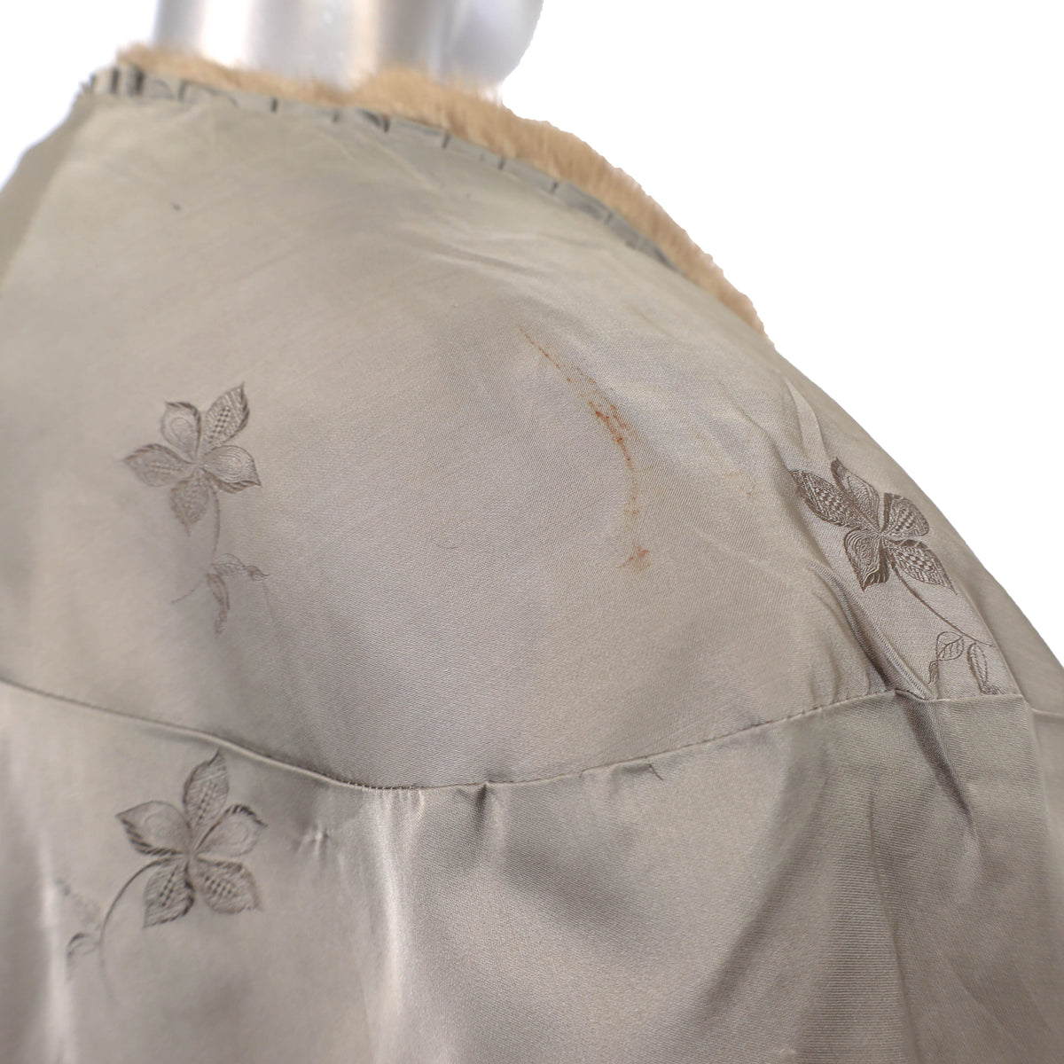 Light Brown Mink Stole- Size M-L