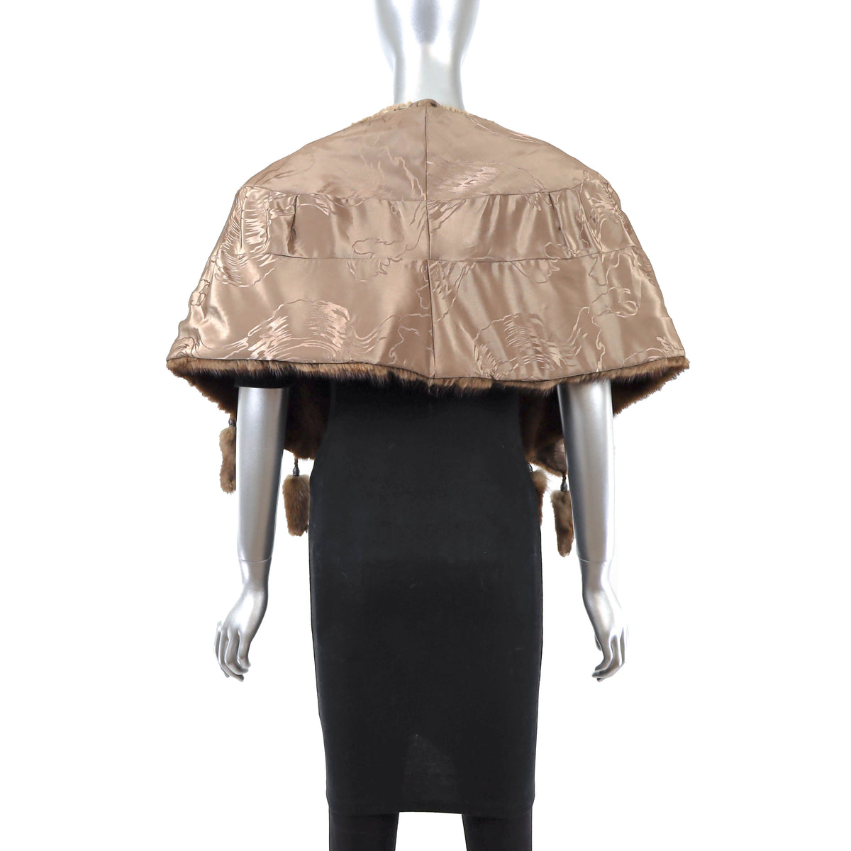 Brown Mink Stole- Size S-M