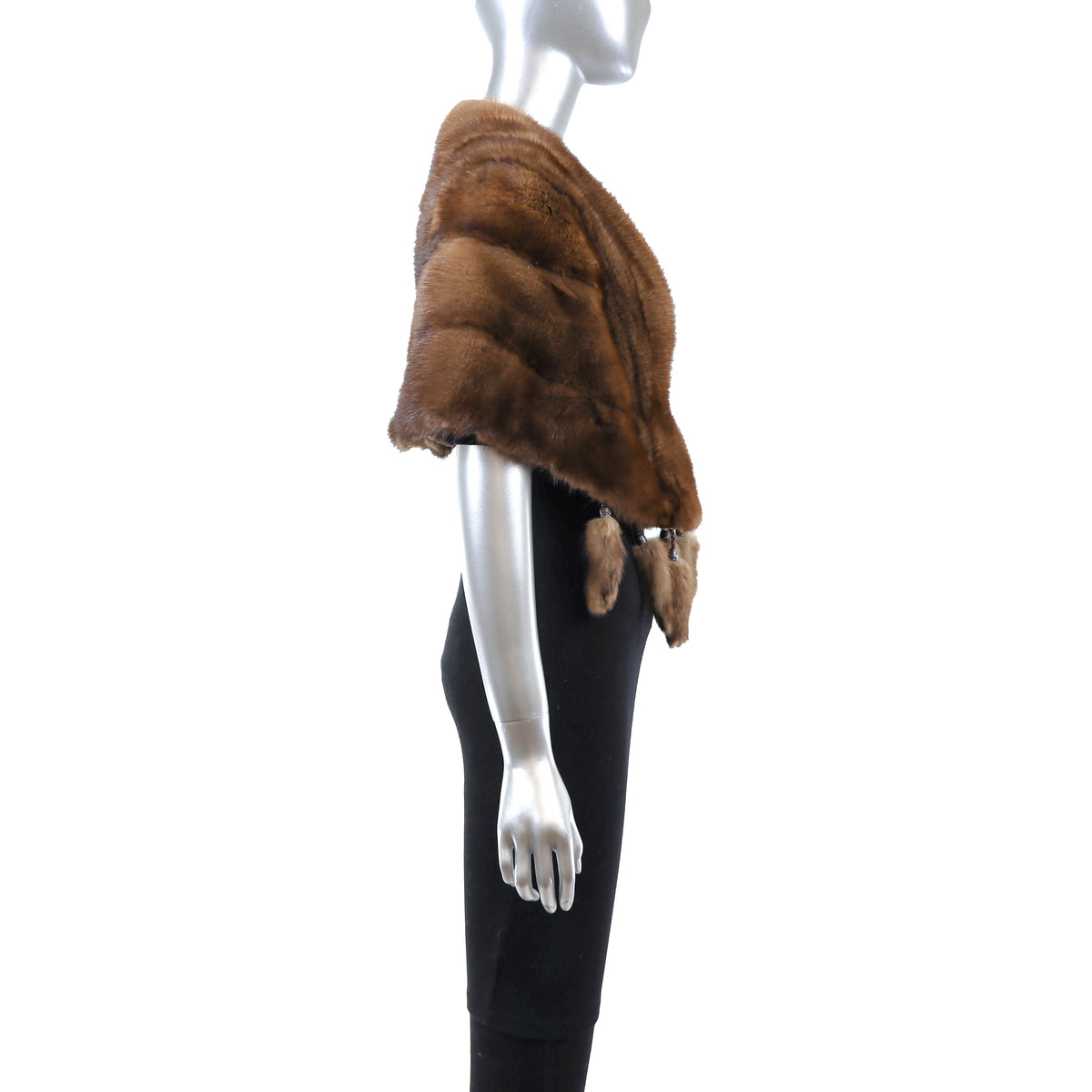 Brown Mink Stole- Size S-M