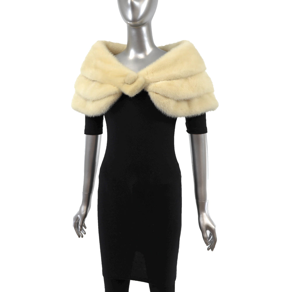 Pearl Mink Stole- Size S
