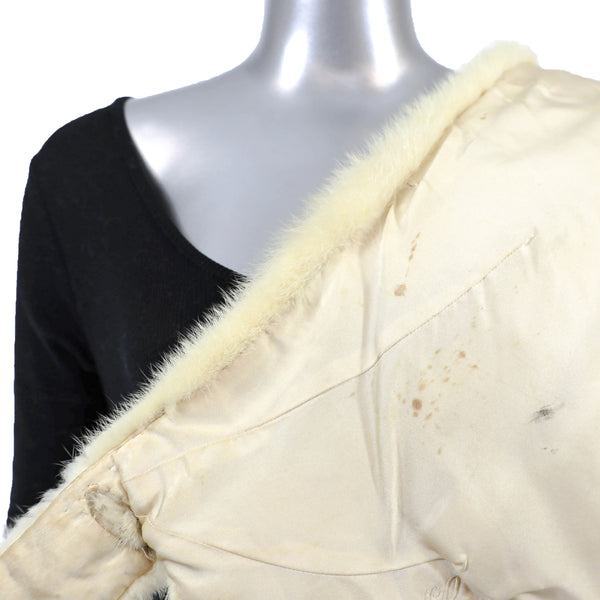 Pearl Mink Stole- Size S
