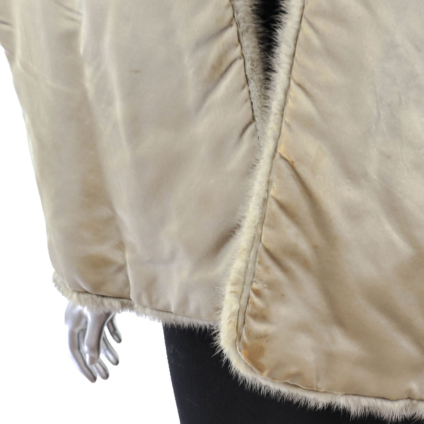 Grey Mink Stole- Size Free