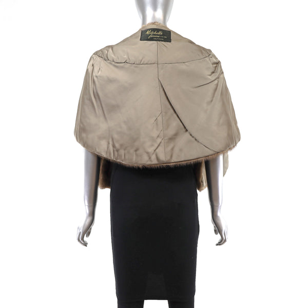 Autumn Haze Mink Stole- Size Free