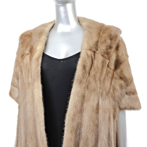 Autumn Haze Mink Stole- Size Free