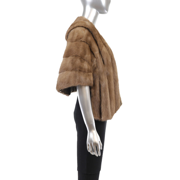 Autumn Haze Mink Stole- Size Free