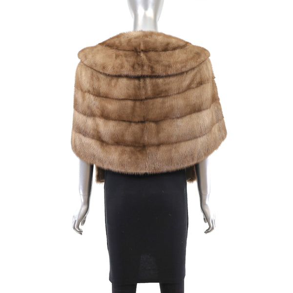 Autumn Haze Mink Stole- Size Free