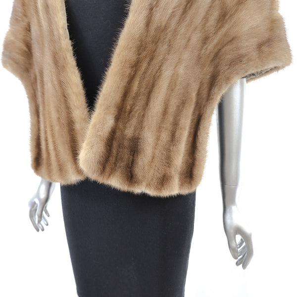 Autumn Haze Mink Stole- Size Free