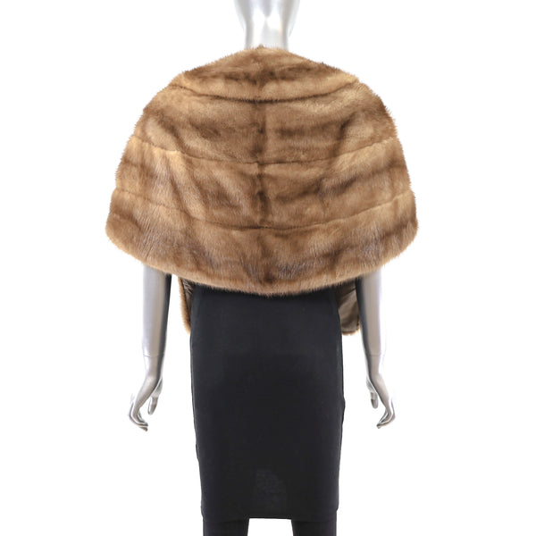 Autumn Haze Mink Stole- Size Free