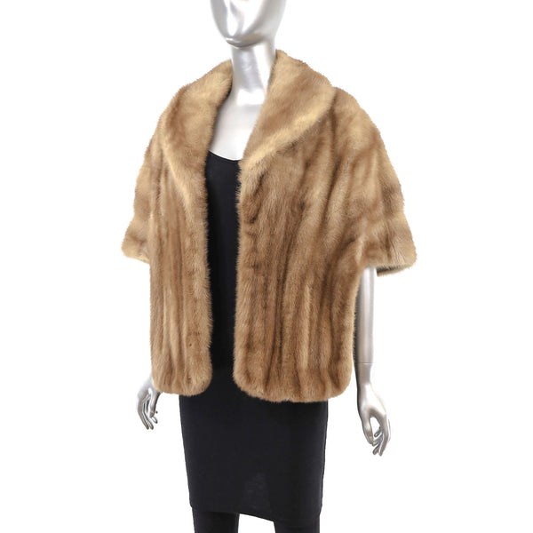 Autumn Haze Mink Stole- Size Free