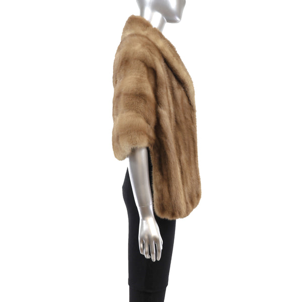 Autumn Haze Mink Stole- Size Free