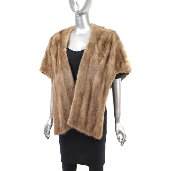 Autumn Haze Mink Stole- Size Free