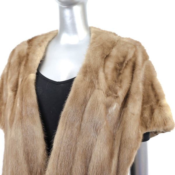 Autumn Haze Mink Stole- Size Free