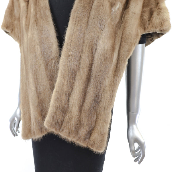 Autumn Haze Mink Stole- Size Free