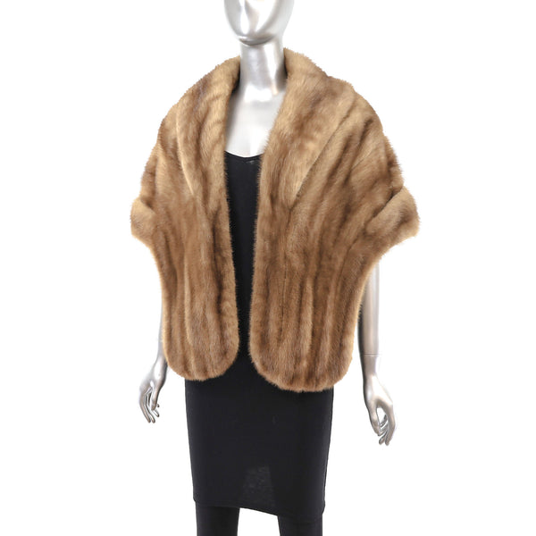 Autumn Haze Mink Stole - Free Size