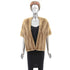 Pastel Mink Stole with Matching Hat- Size Free