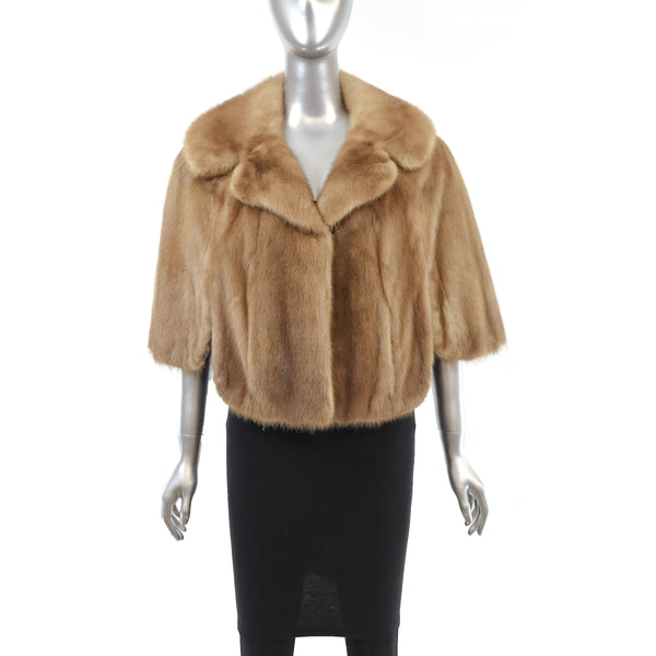 Autumn Haze Mink Stole- Size S