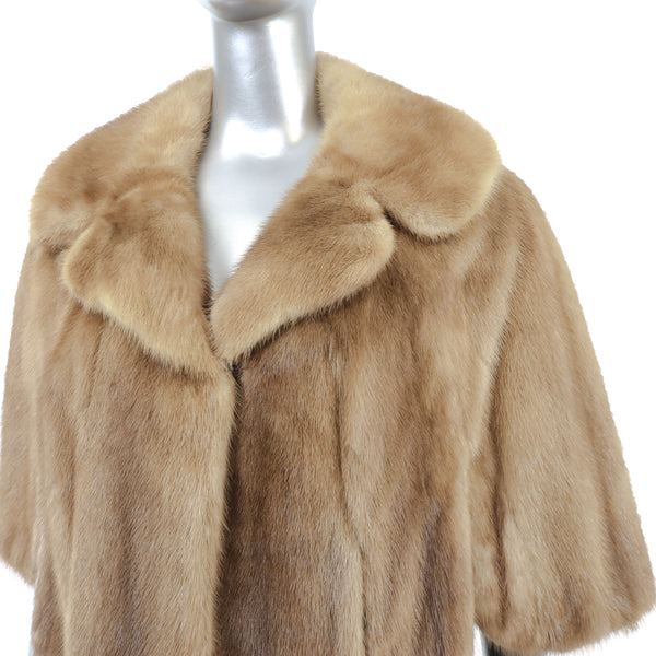 Autumn Haze Mink Stole- Size S