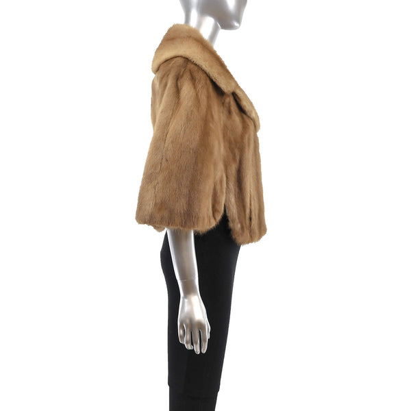 Autumn Haze Mink Stole- Size S