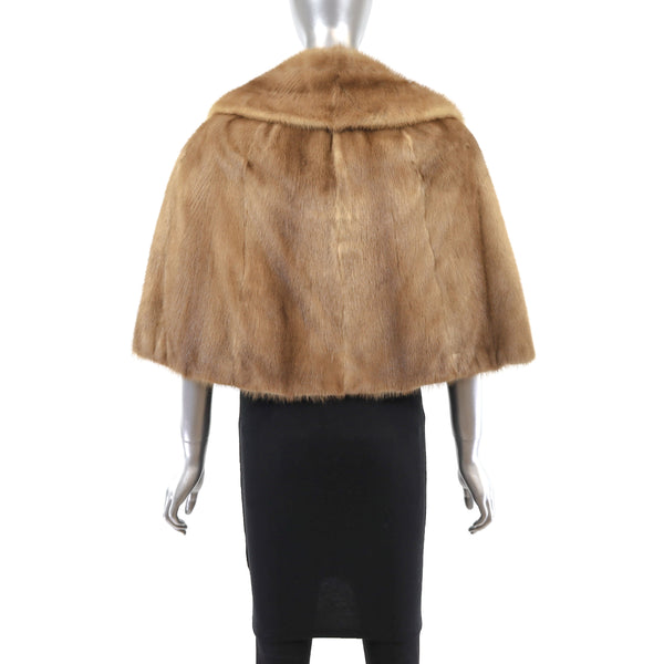 Autumn Haze Mink Stole- Size S