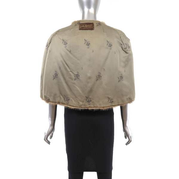 Autumn Haze Mink Stole- Size S