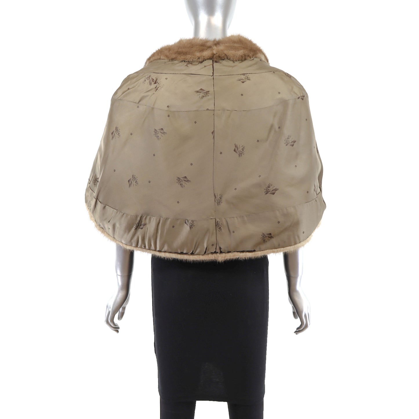 Autumn Haze Mink Stole- Size Free