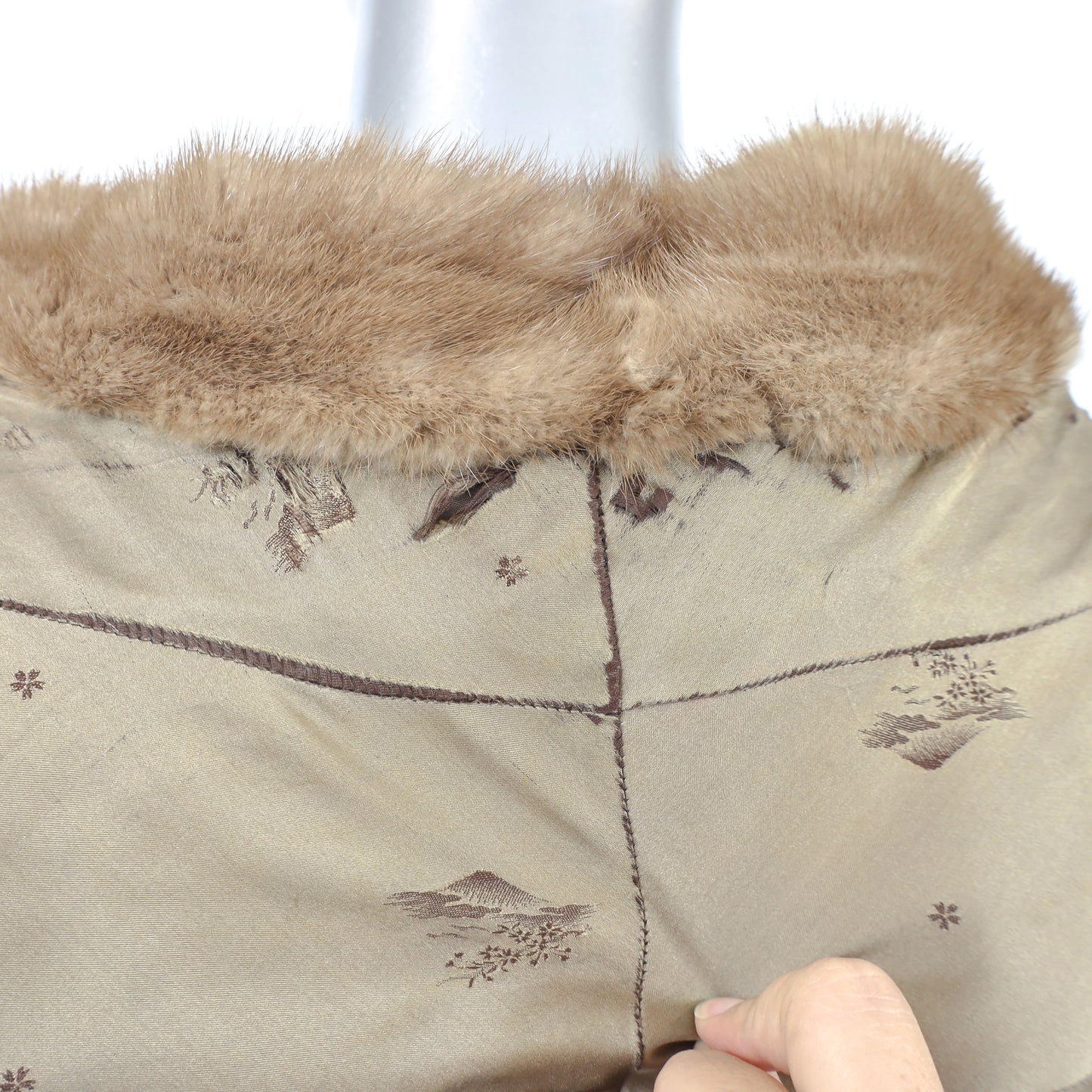 Autumn Haze Mink Stole- Size Free
