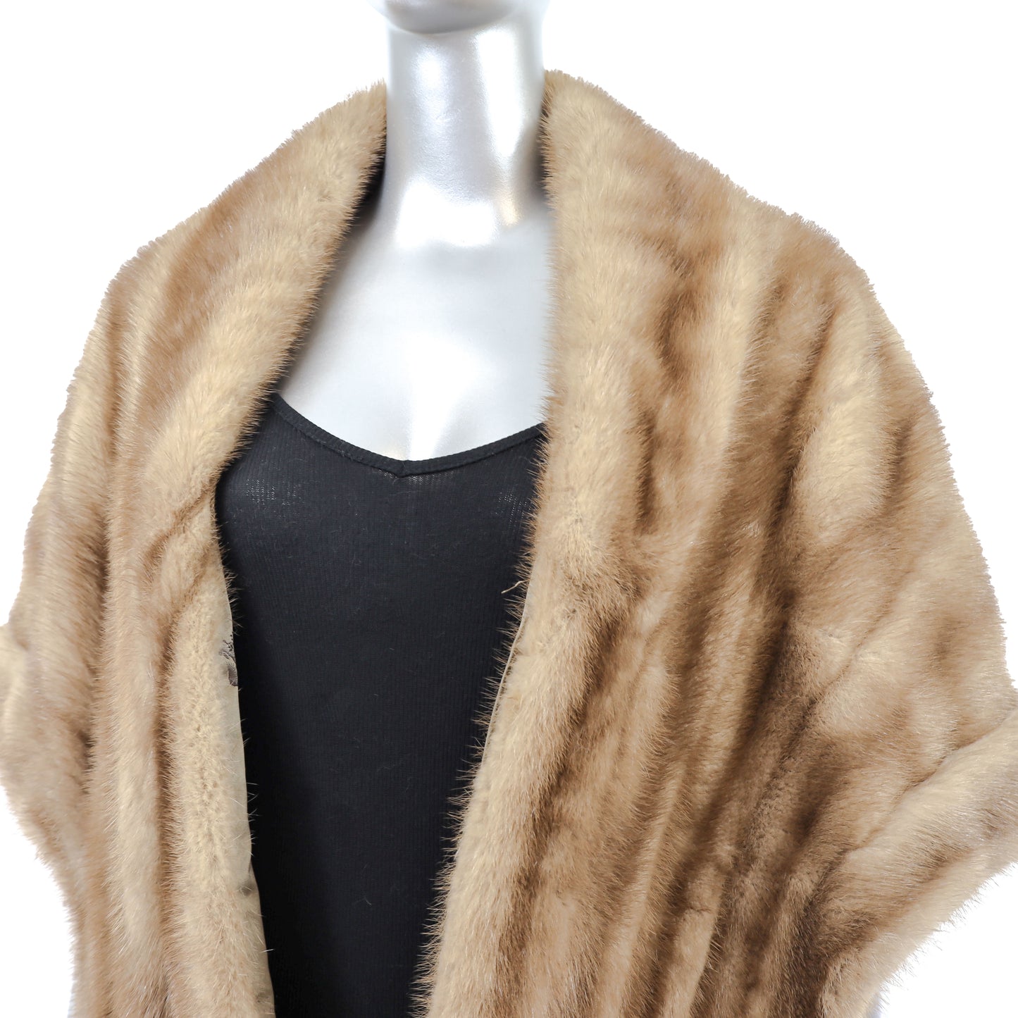 Autumn Haze Mink Stole- Size Free
