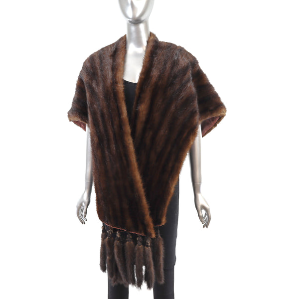 Chinese Mink Stole- One Size