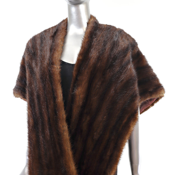 Chinese Mink Stole- One Size