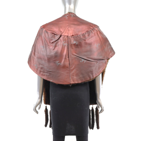 Chinese Mink Stole- One Size