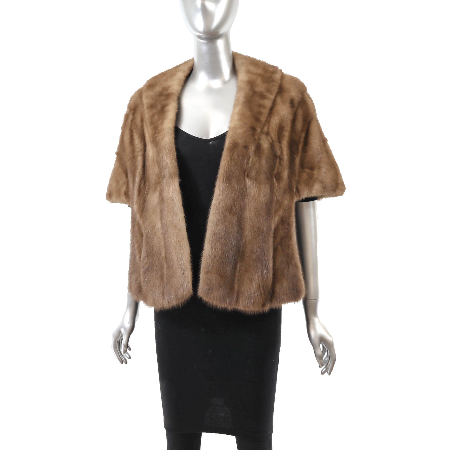 Light Brown Mink Stole- Size Free