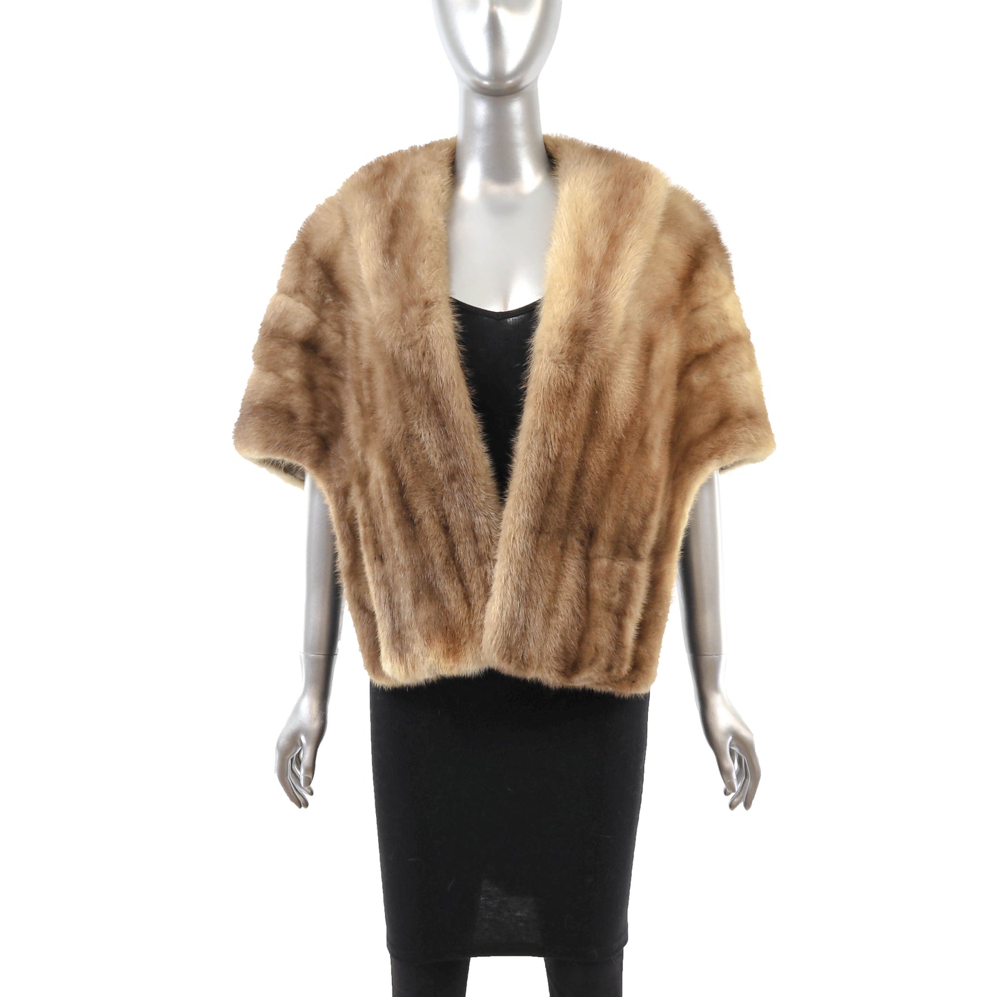 Light Brown Mink Stole- Size Free