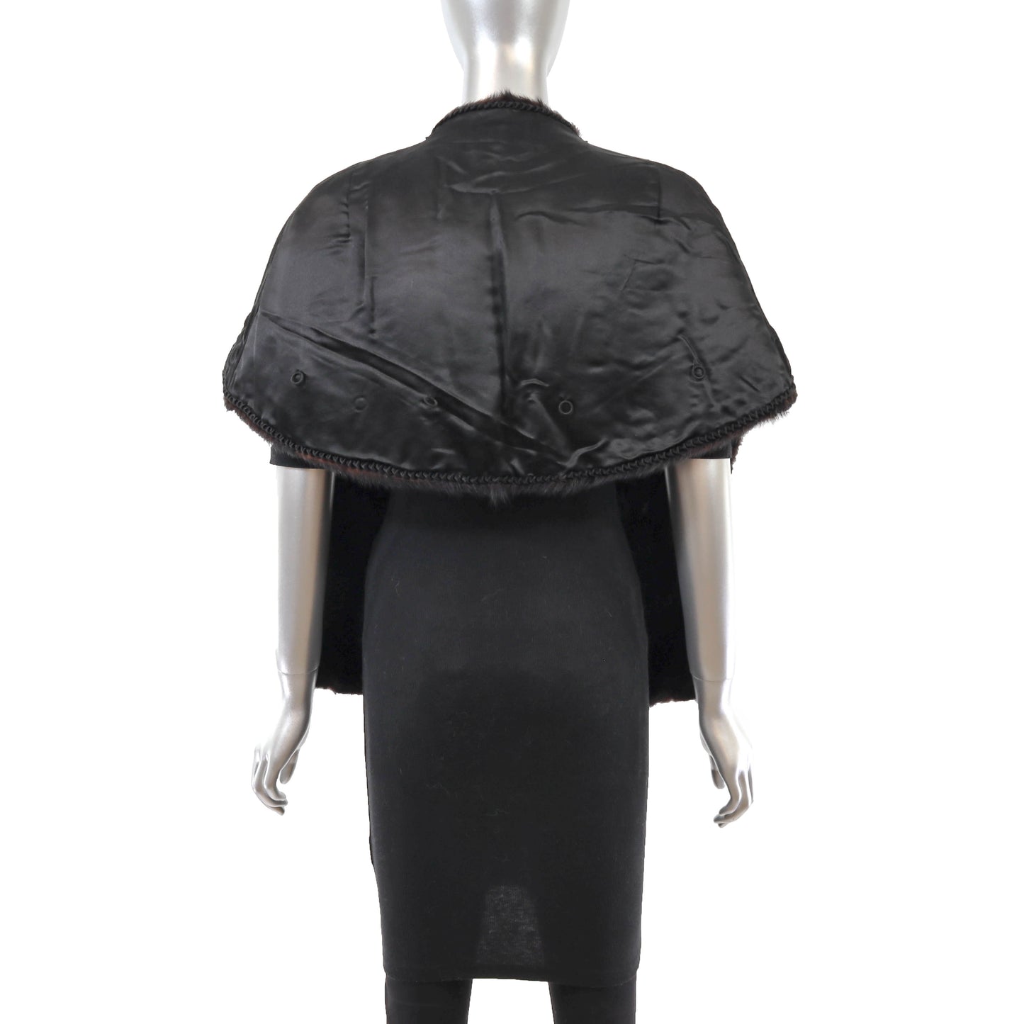 Black Mink Stole- Size S