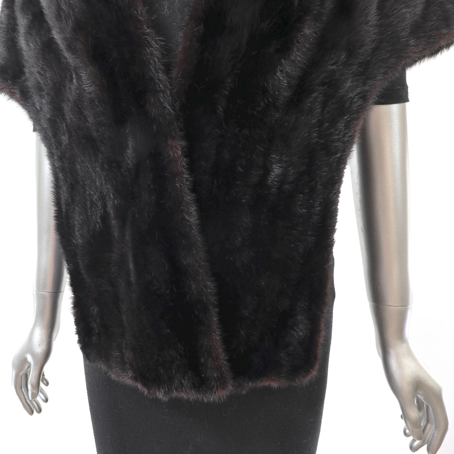Black Mink Stole- Size S