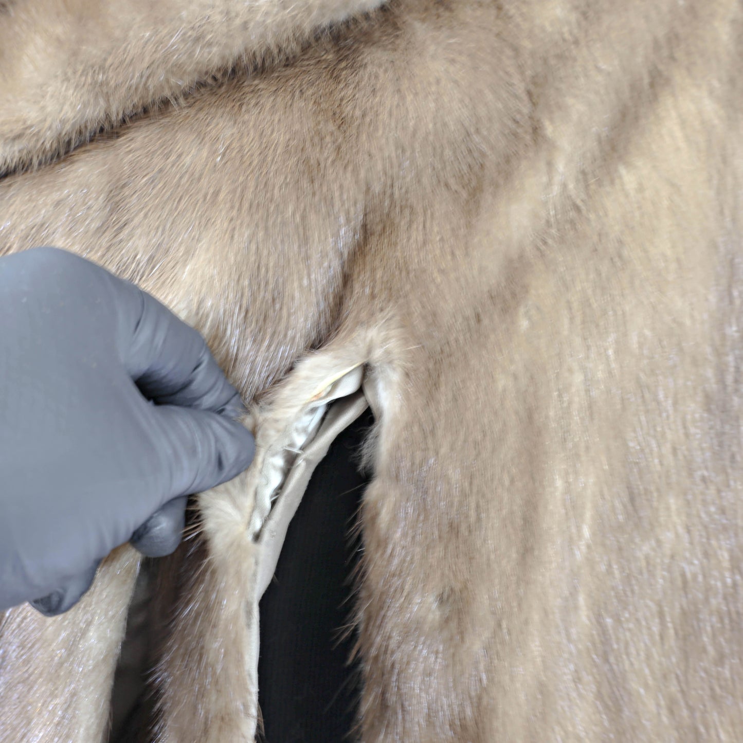 Light Brown Mink Stole- Size Free