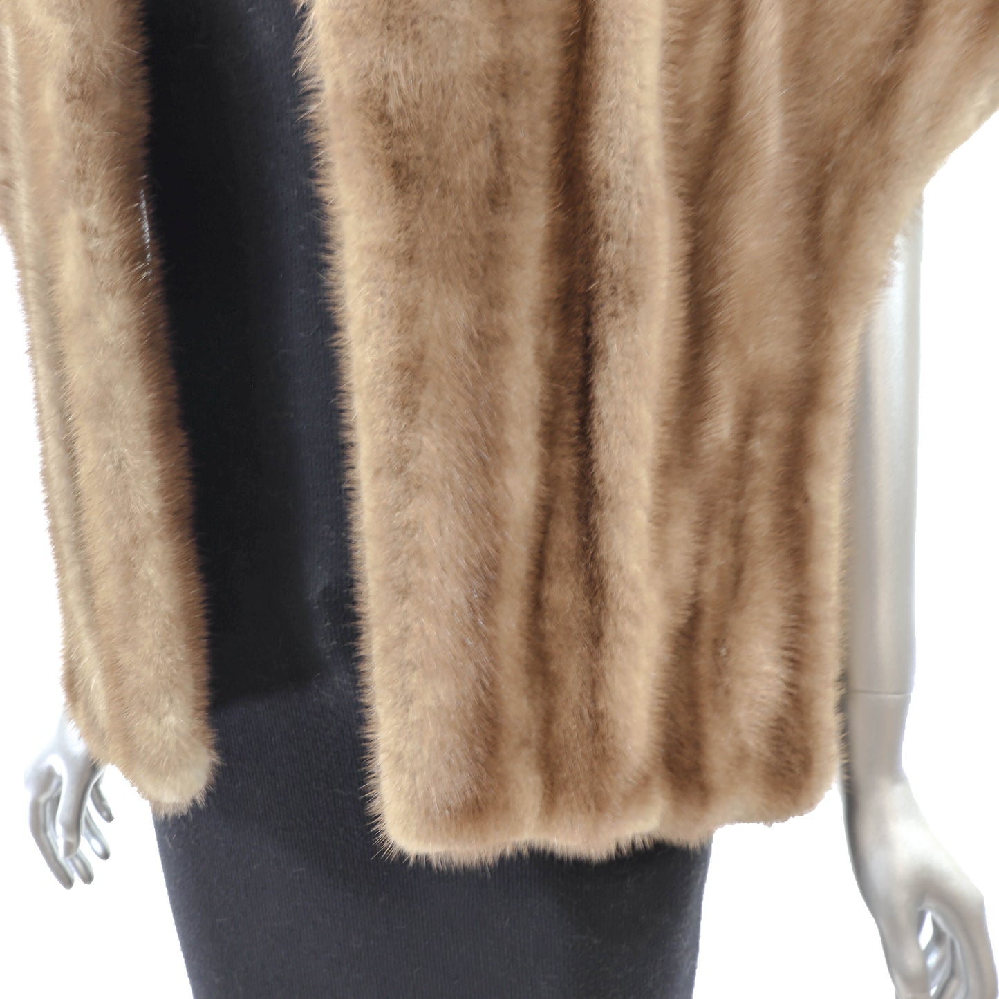 Light Brown Mink Stole- Size Free