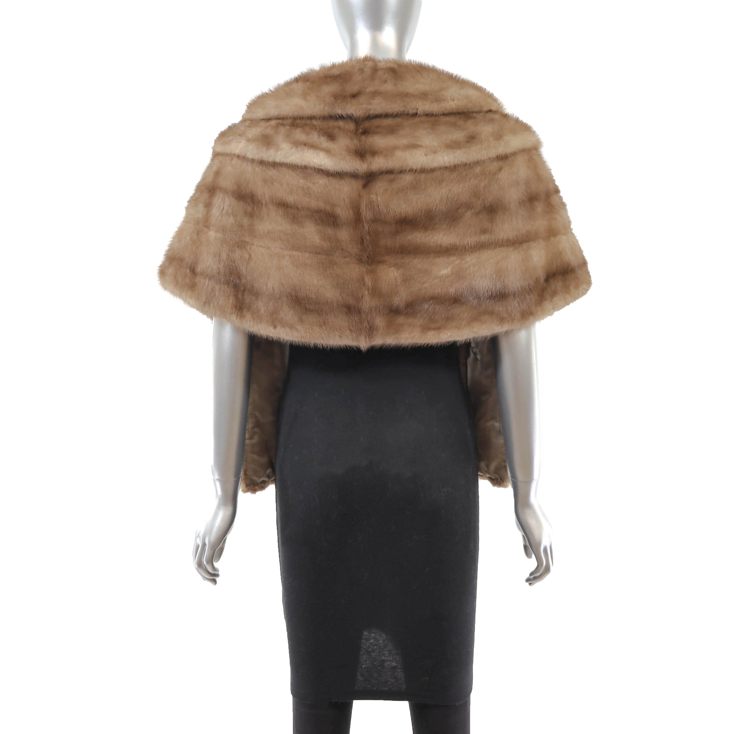 Light Brown Mink Stole- Size Free