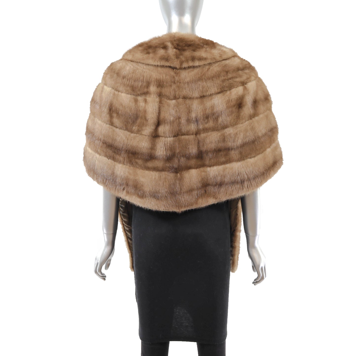 Light Brown Mink Stole- Size Free