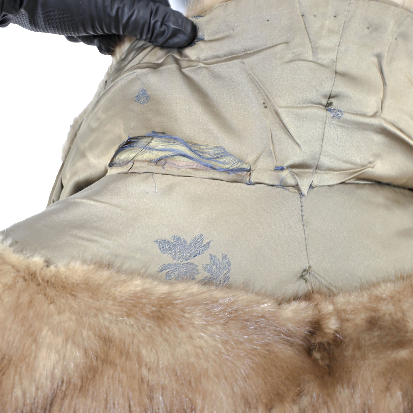Light Brown Mink Stole- Size Free