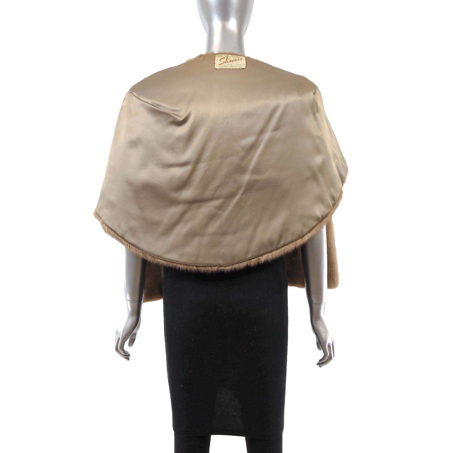 Light Brown Mink Stole- Size Free