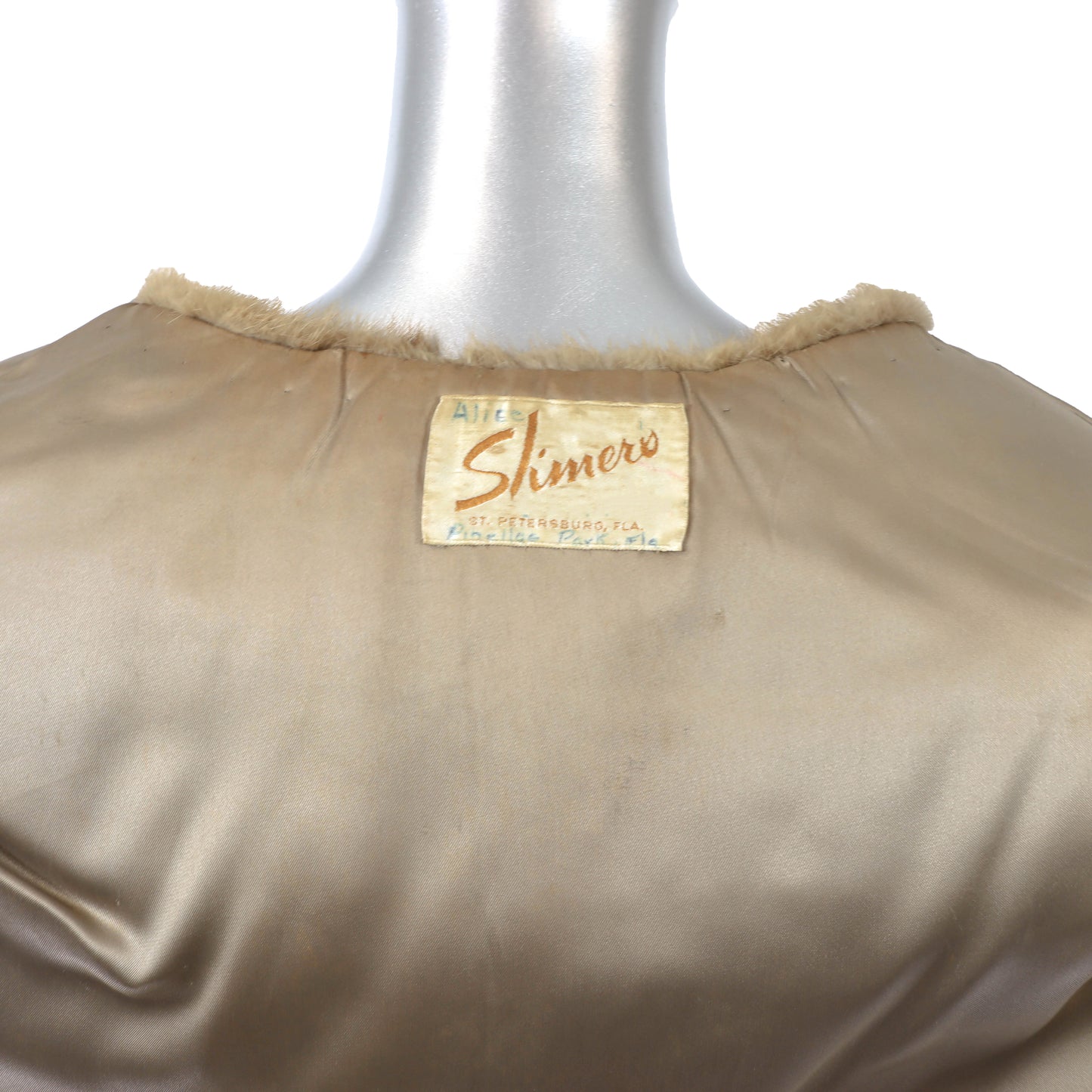 Light Brown Mink Stole- Size Free