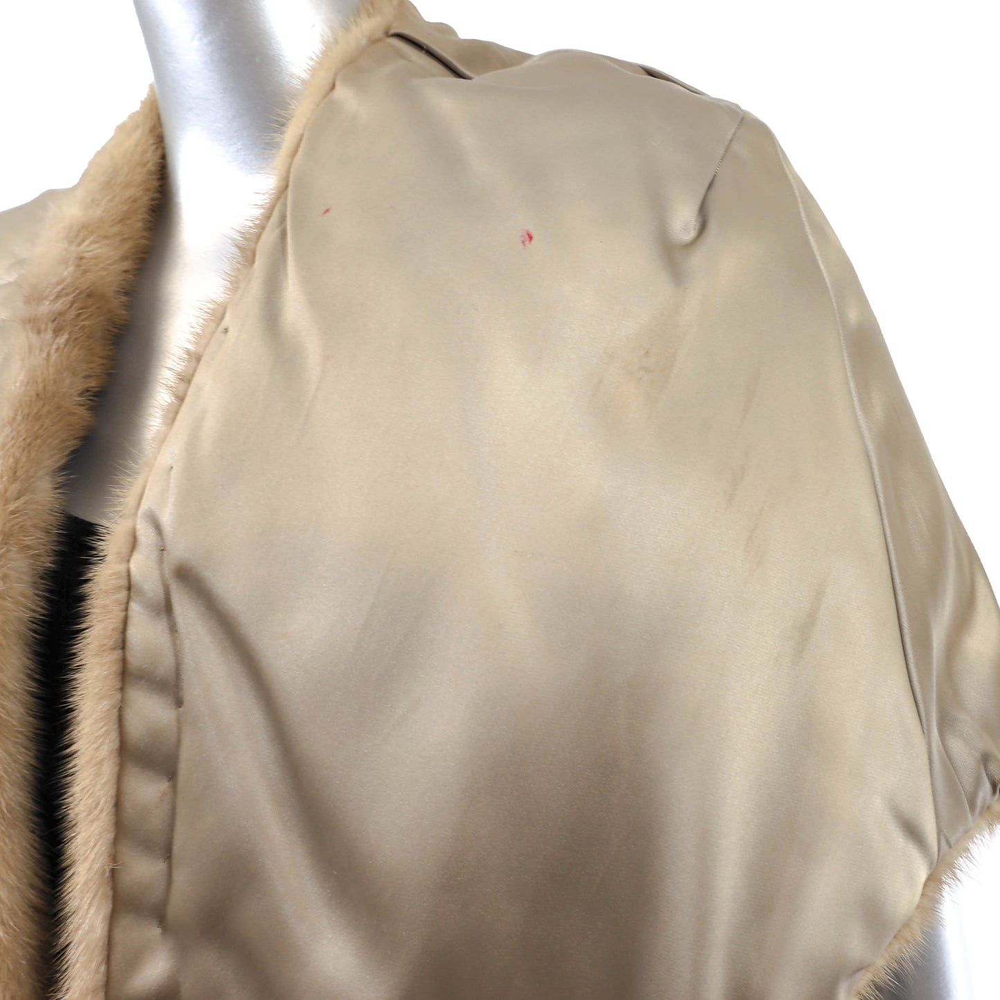 Light Brown Mink Stole- Size Free
