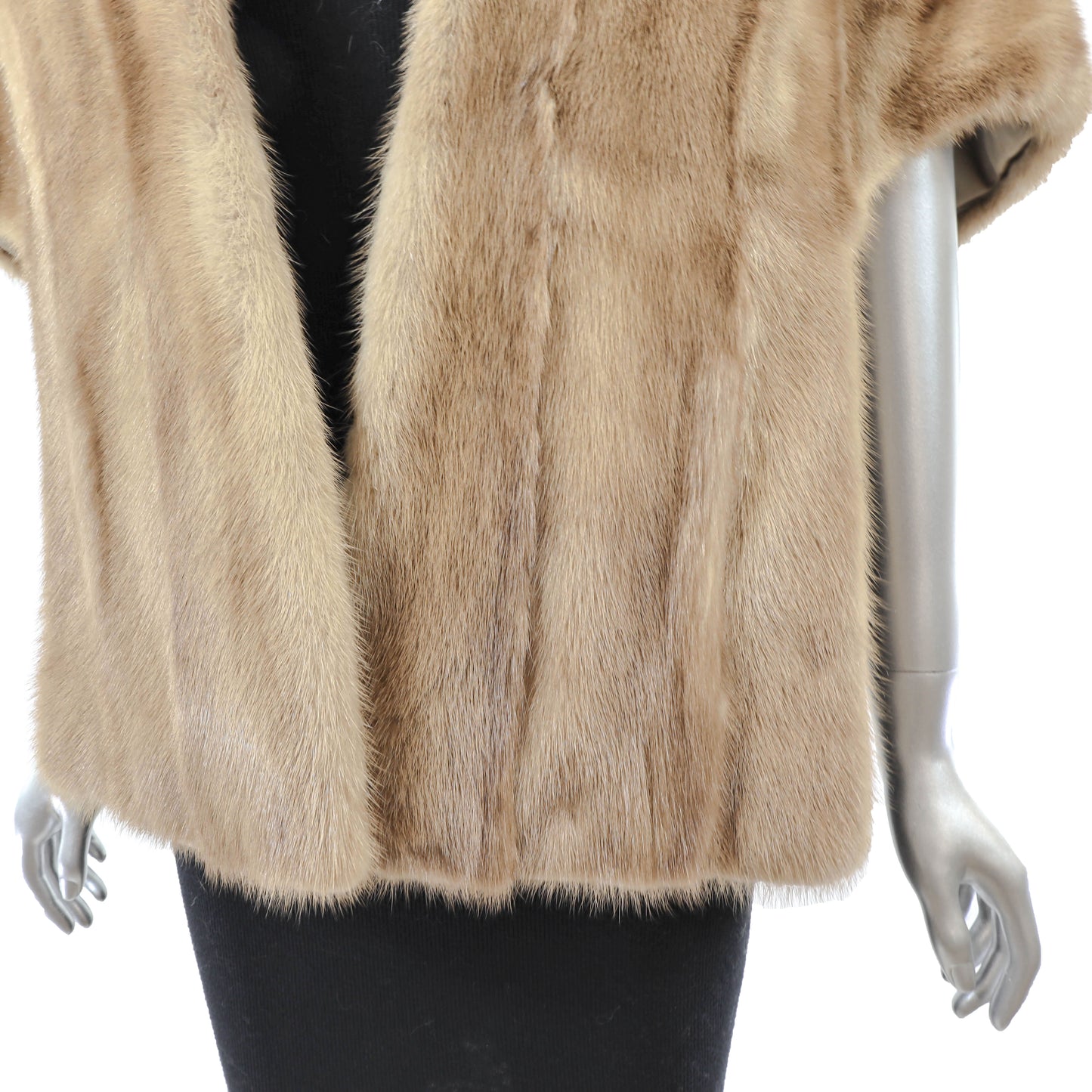 Light Brown Mink Stole- Size Free