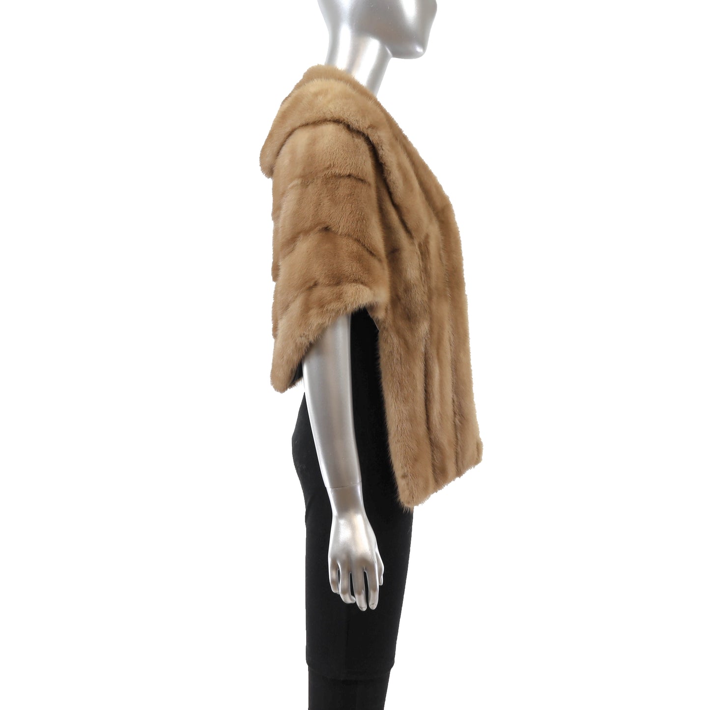 Light Brown Mink Stole- Size Free