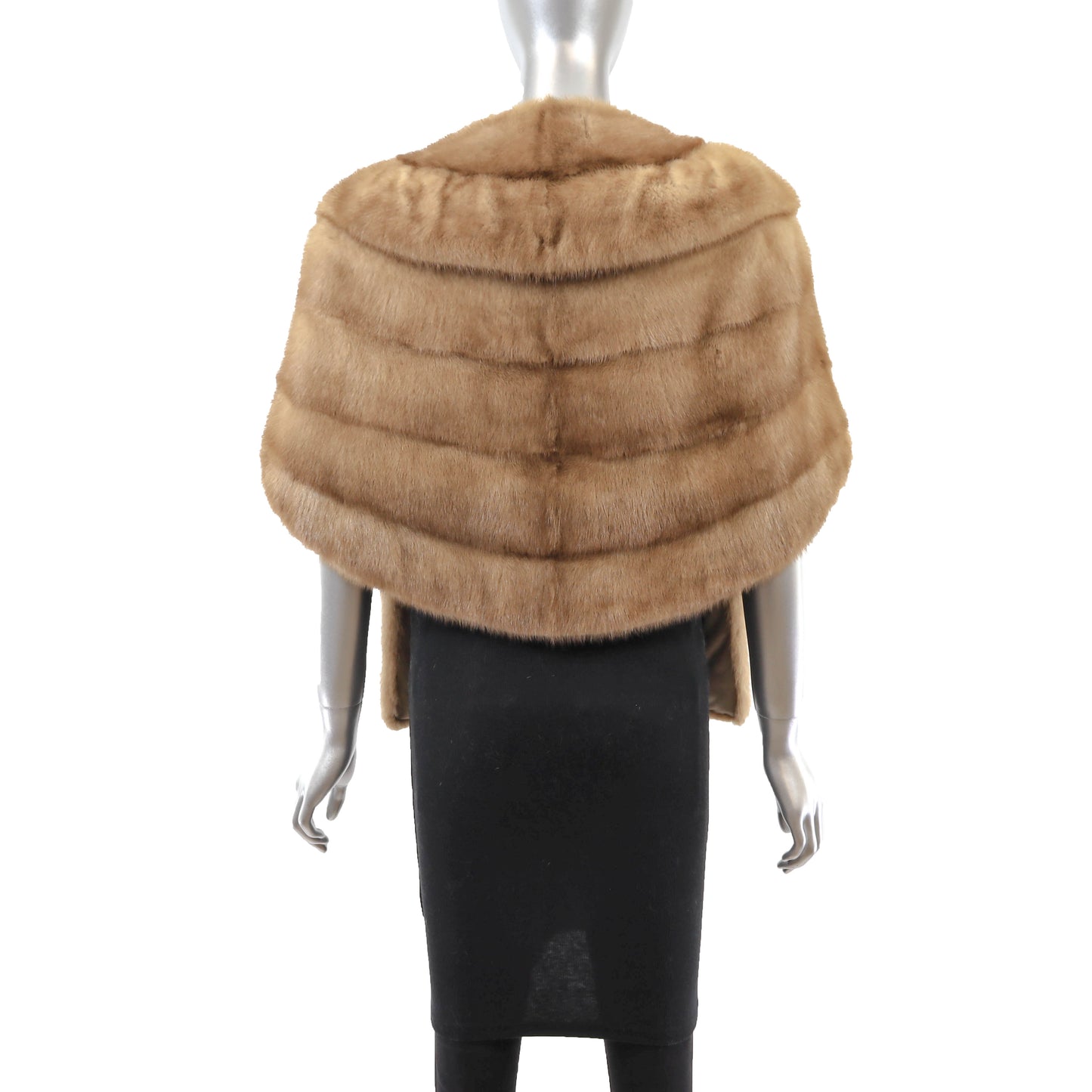 Light Brown Mink Stole- Size Free