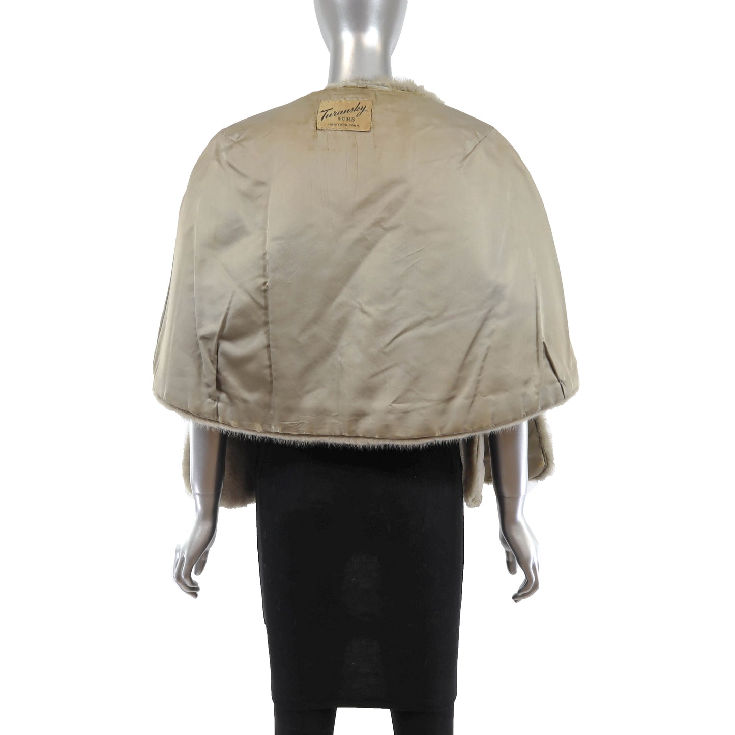 Grey Mink Stole- Size Free